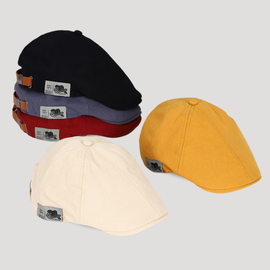 Newsboy Cap – Classic Cotton Design – Casual Vintage Look