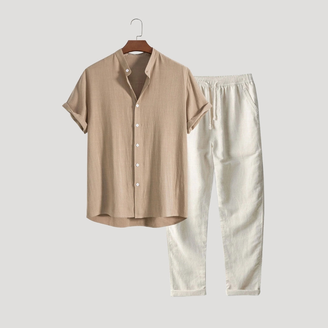 Men’s Linen Set – Relaxed Fit – Casual Summer Outfit