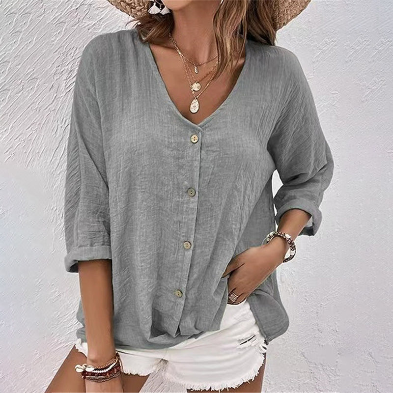 Blouse – Lightweight Fabric – Versatile Summer Top for Women