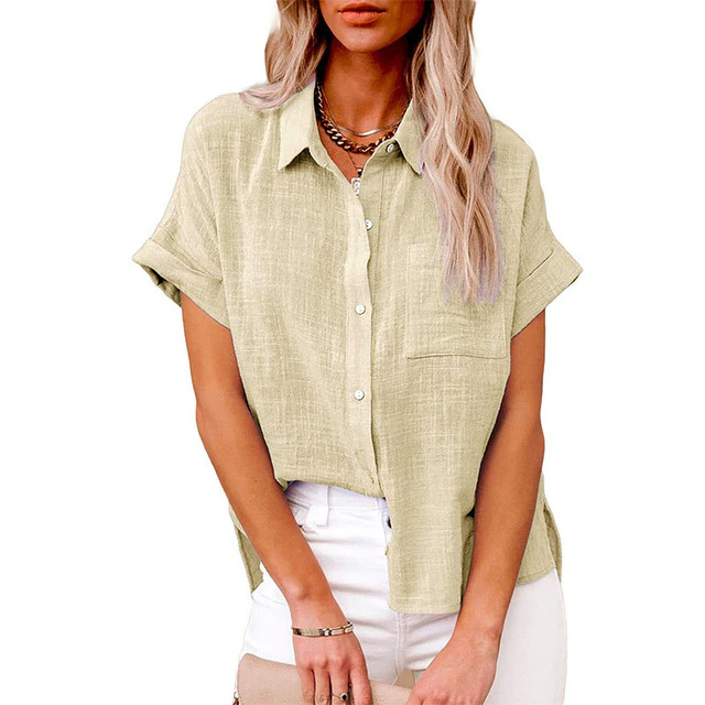 Casual Loose Shirt – Soft Breathable Fabric – Everyday Versatile Style