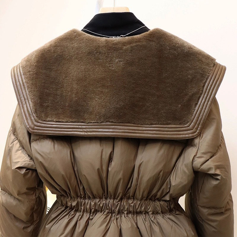 Puffer Jacket – Faux Fur Collar – Winter Warmth Style