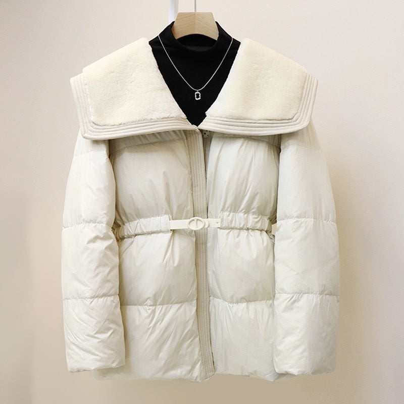 Puffer Jacket – Faux Fur Collar – Winter Warmth Style