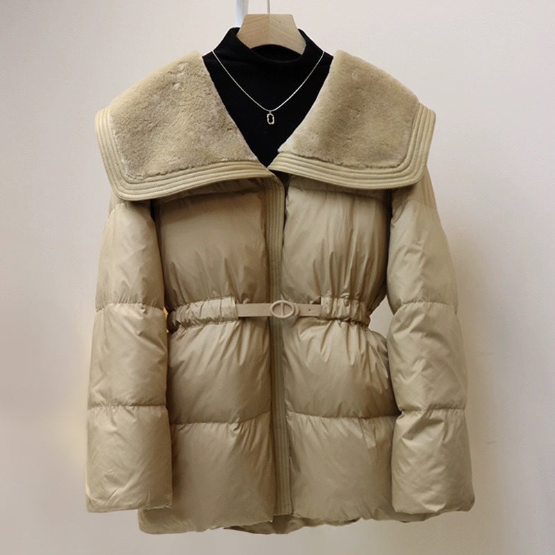 Puffer Jacket – Faux Fur Collar – Winter Warmth Style