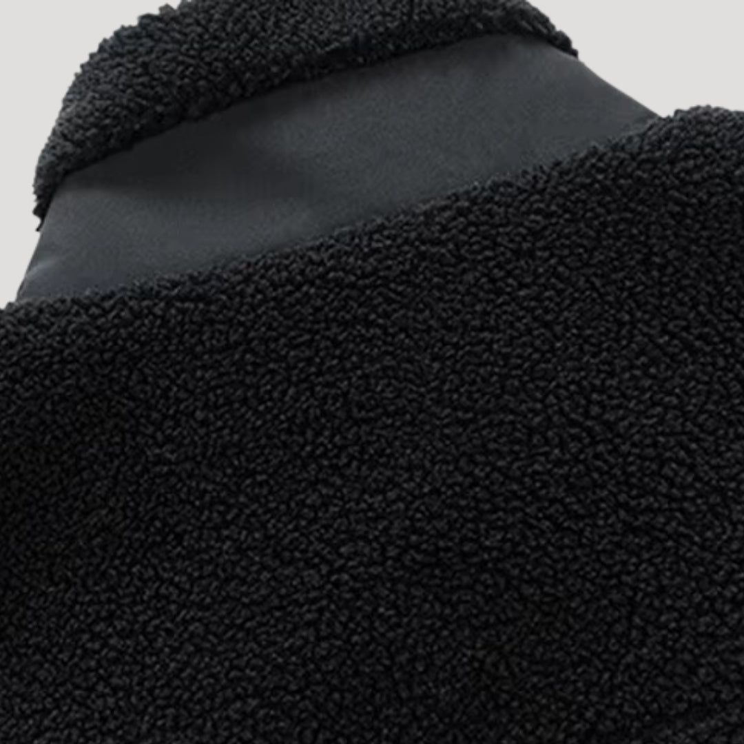 Men’s Fleece Jacket – Utility Pockets – Olive Green Outdoor Fit