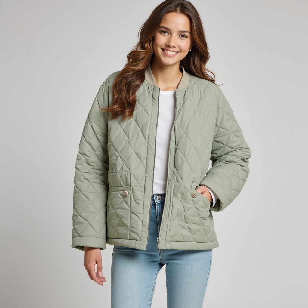 Lightweight Jacket – Quilted Design – Casual Everyday Style