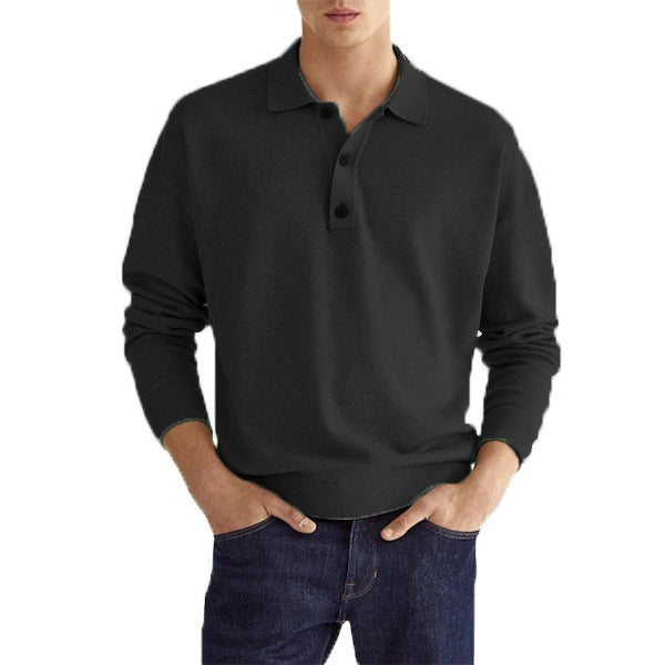 Long Sleeve Polo – Brushed Cotton – Smart Everyday Comfort