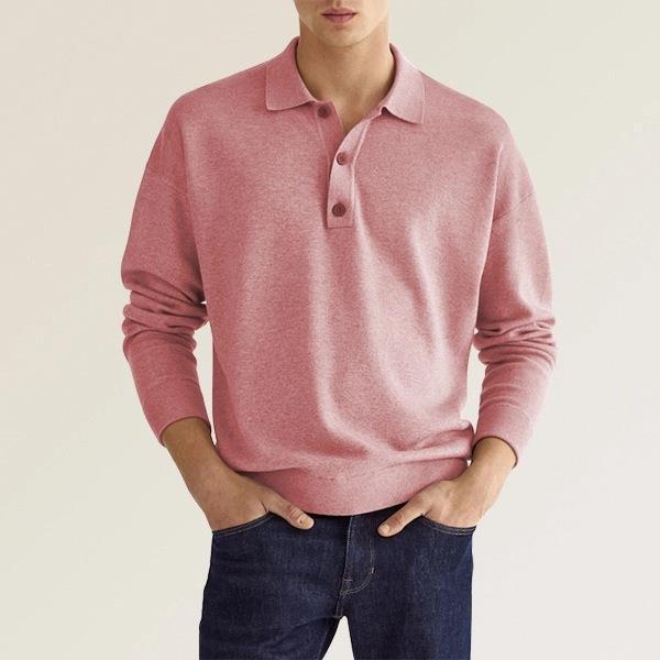 Long Sleeve Polo – Brushed Cotton – Smart Everyday Comfort