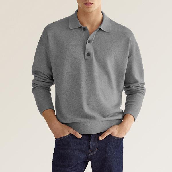Long Sleeve Polo – Brushed Cotton – Smart Everyday Comfort