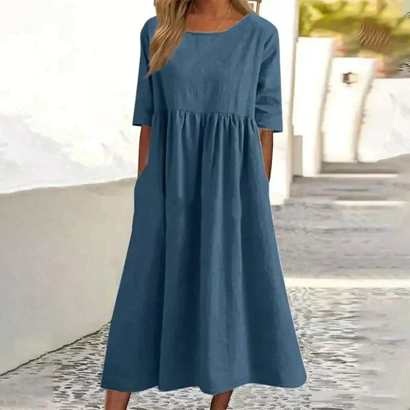 Loose Summer Dress – Chic Sake Knot Design – Effortless Everyday Style