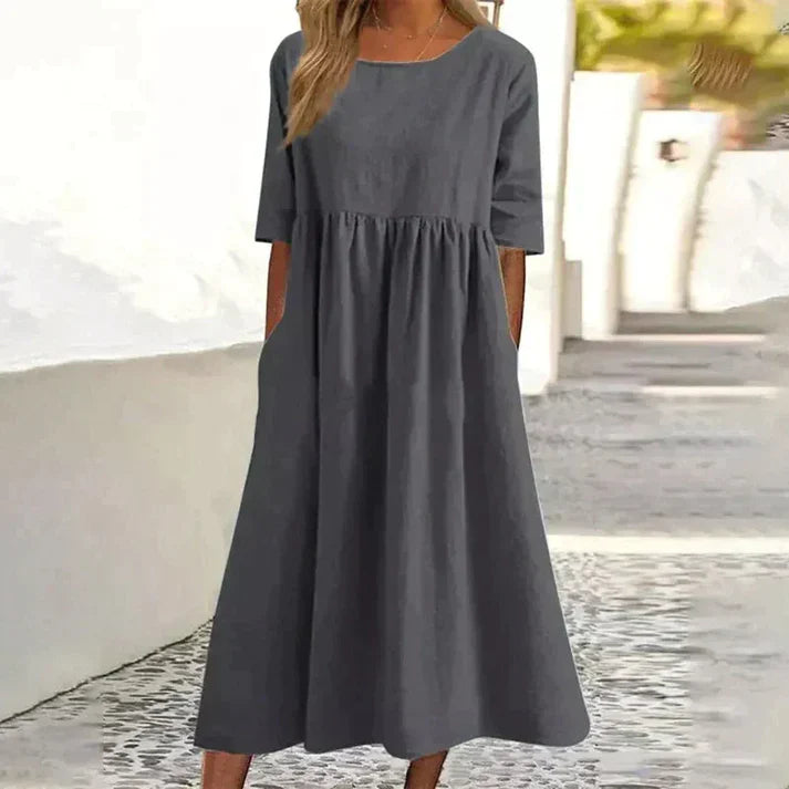 Loose Summer Dress – Chic Sake Knot Design – Effortless Everyday Style