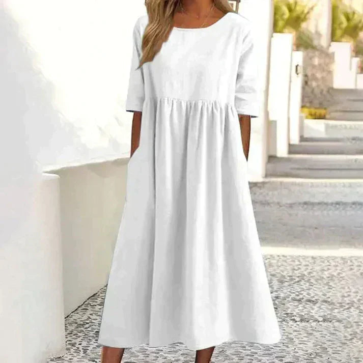 Loose Summer Dress – Chic Sake Knot Design – Effortless Everyday Style