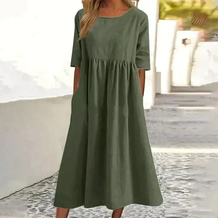 Loose Summer Dress – Chic Sake Knot Design – Effortless Everyday Style
