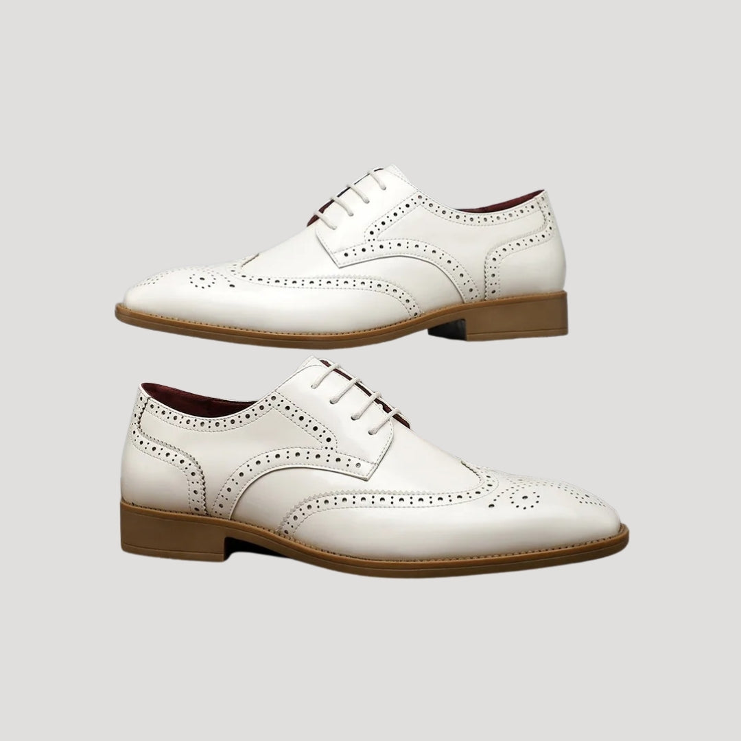 Oxford Dress Shoes – Wingtip Brogue – Formal Leather Style