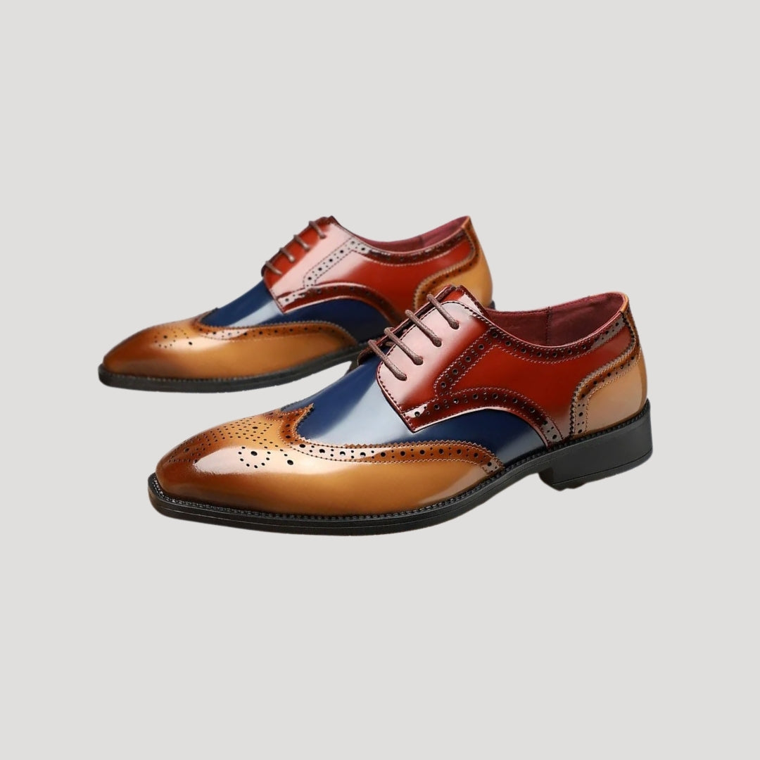 Oxford Dress Shoes – Wingtip Brogue – Formal Leather Style