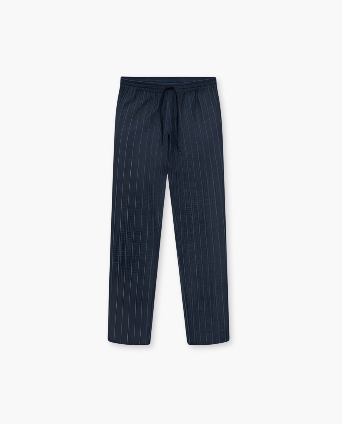 Men's Linen Trousers - Relaxed Fit Striped Linen Pants, Lightweight and Breathable for Casual Summer Style