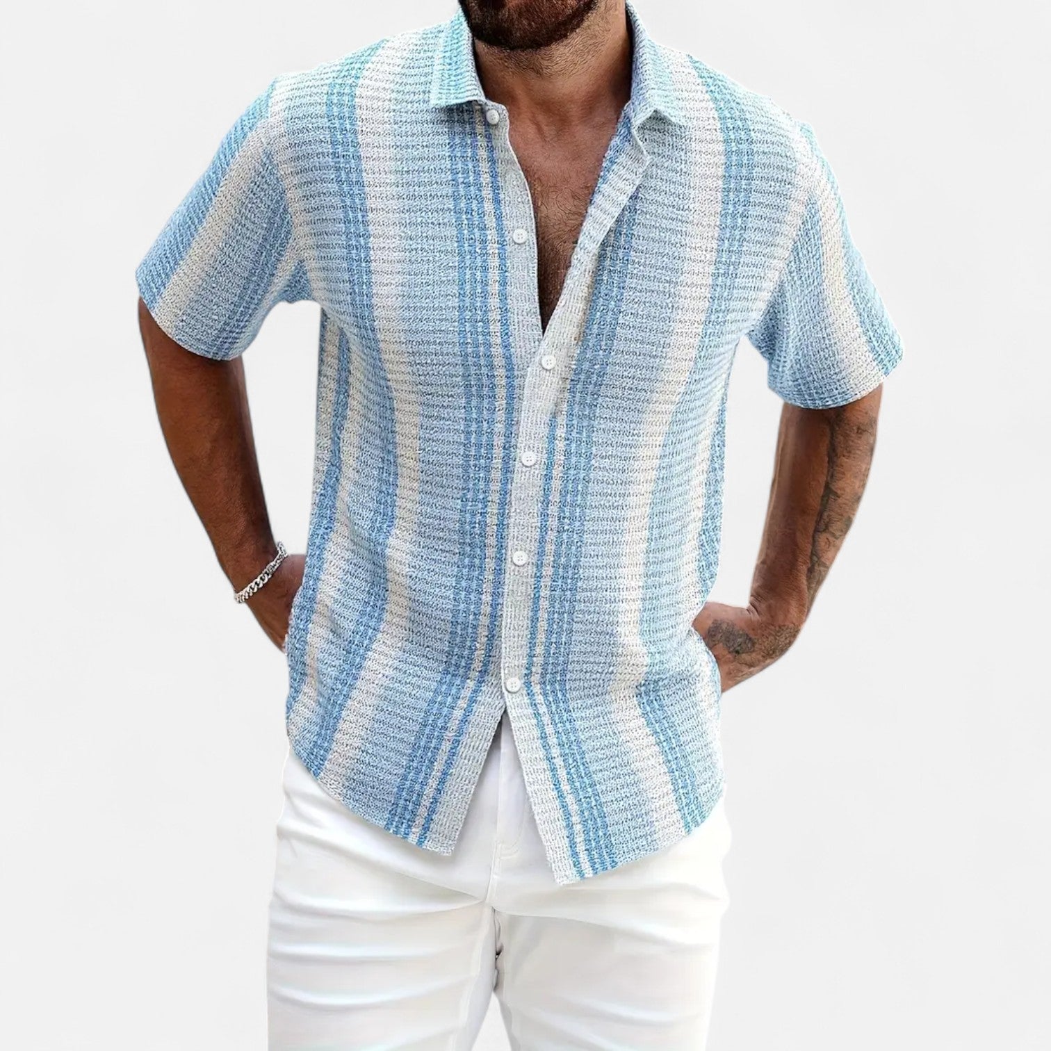 Men's Shirt – Lightweight Fabric – Versatile Casual Style