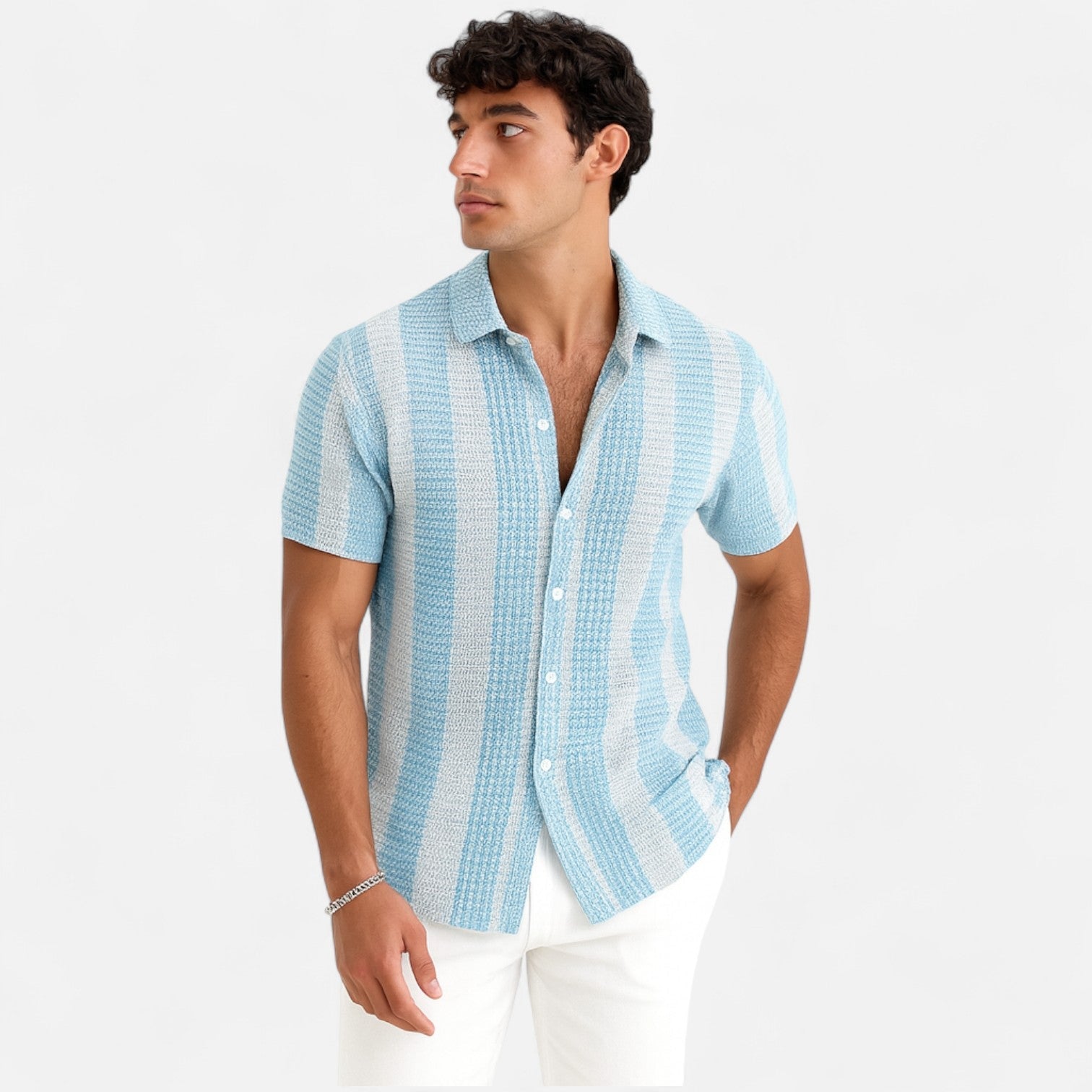 Men's Shirt – Lightweight Fabric – Versatile Casual Style