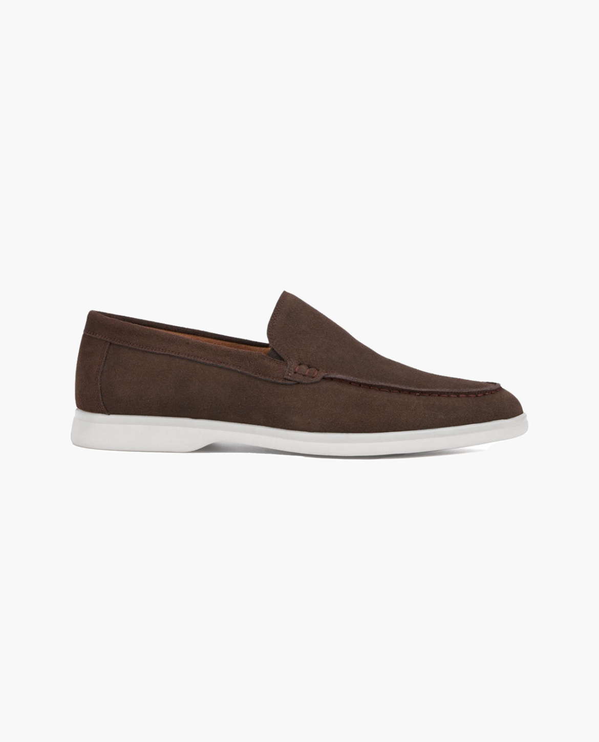 Men's Suede Loafers - Classic Slip-On Penny Loafers for Comfort and Style