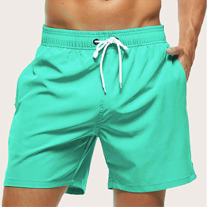 Mens Swim Trunks – Quick-Dry Fabric – Stylish Beach Getaway