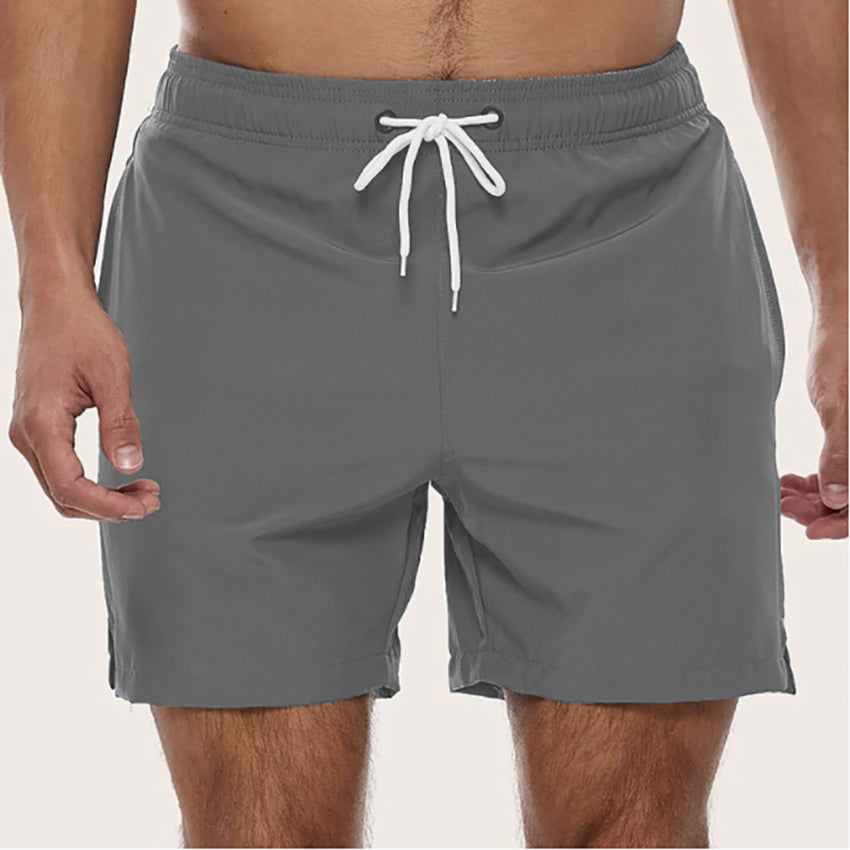 Mens Swim Trunks – Quick-Dry Fabric – Stylish Beach Getaway