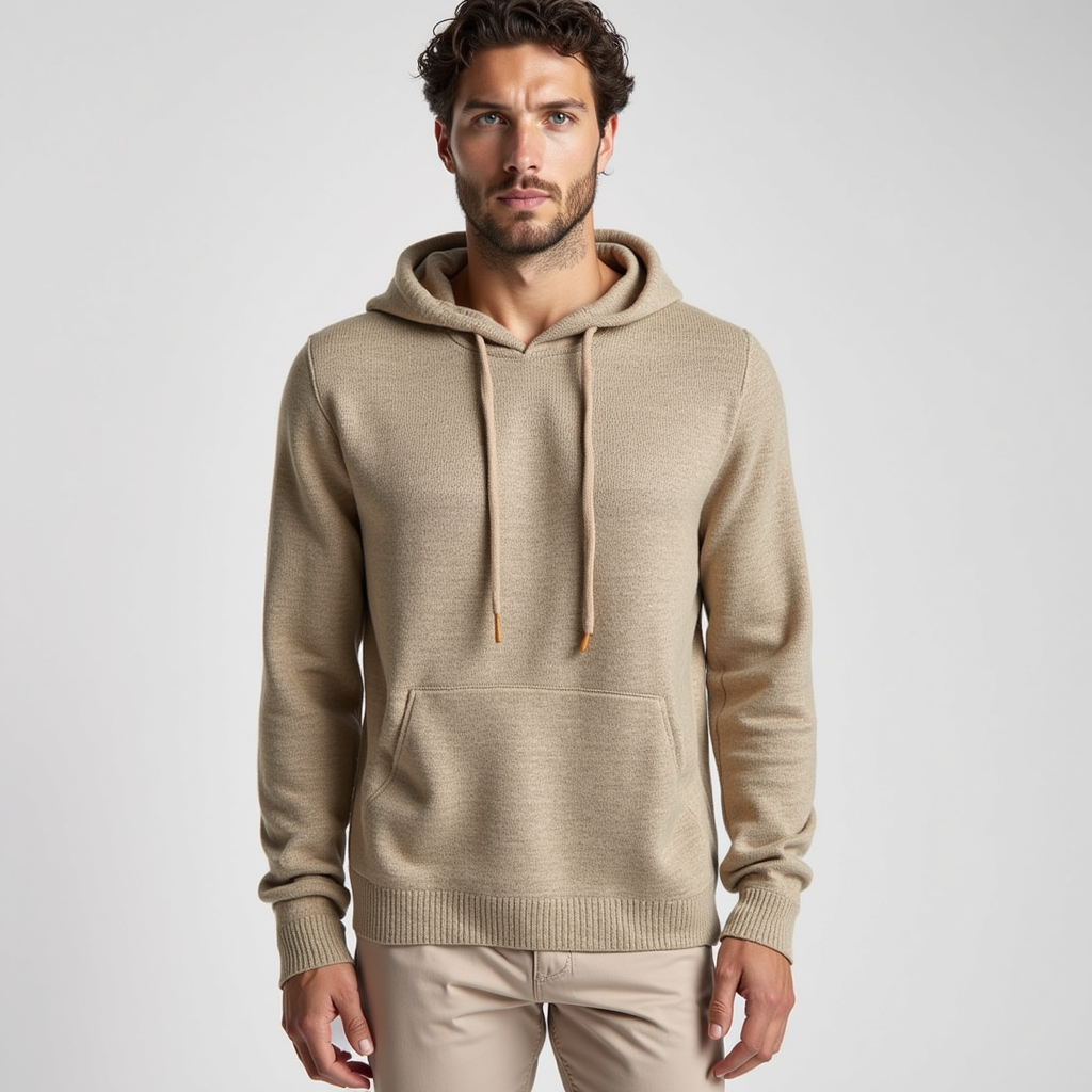 Monaco Hoodie – Soft Knit – Minimalist Casual Style