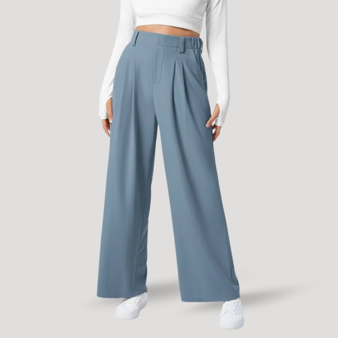 Wide-Leg Pants – Soft Stretch Fabric – Casual Chic Fit