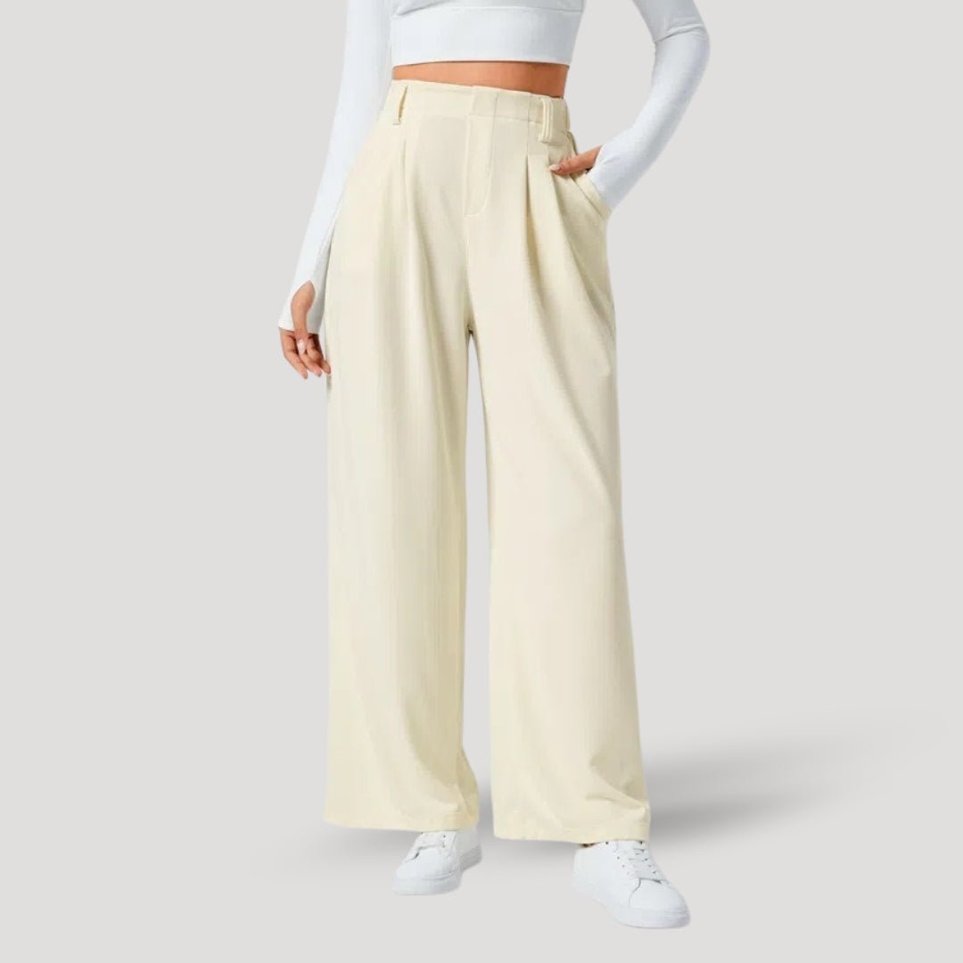 Wide-Leg Pants – Soft Stretch Fabric – Casual Chic Fit
