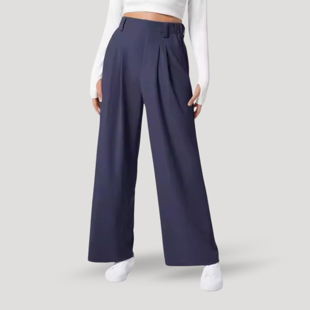 Wide-Leg Pants – Soft Stretch Fabric – Casual Chic Fit