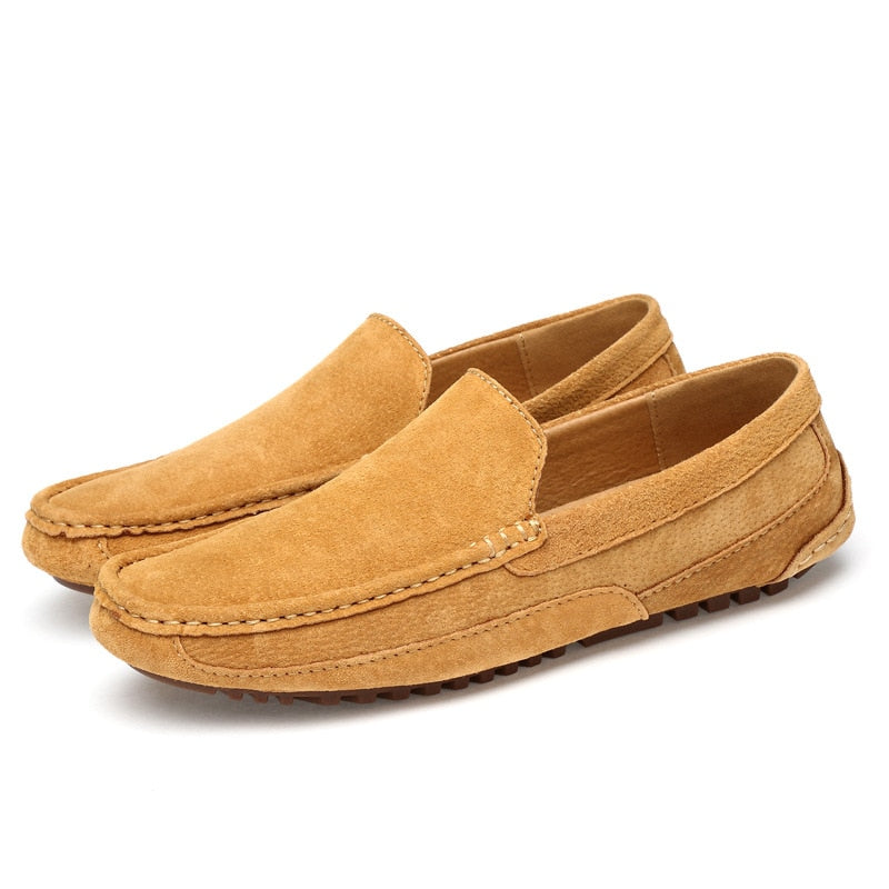 Suede Loafers – Slip-On Comfort – Casual Everyday Style