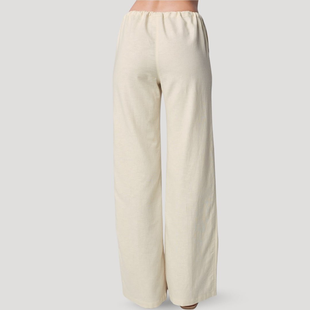Lounge Pants – Soft Cotton Blend – Wide Leg with Drawstring