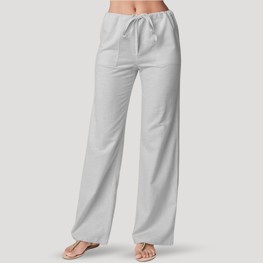 Lounge Pants – Soft Cotton Blend – Wide Leg with Drawstring