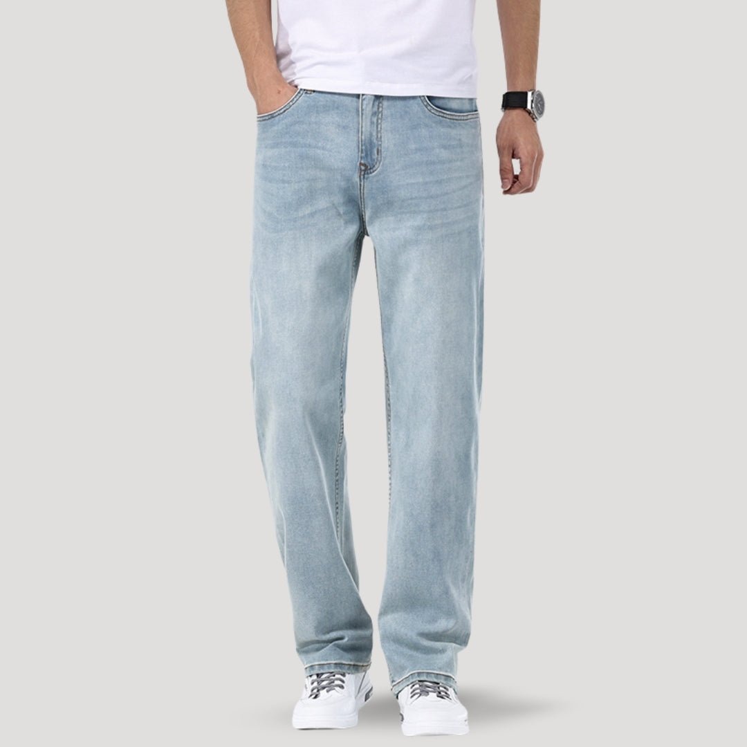 Relaxed Jeans – Wide Leg – Light Wash Vintage Fit