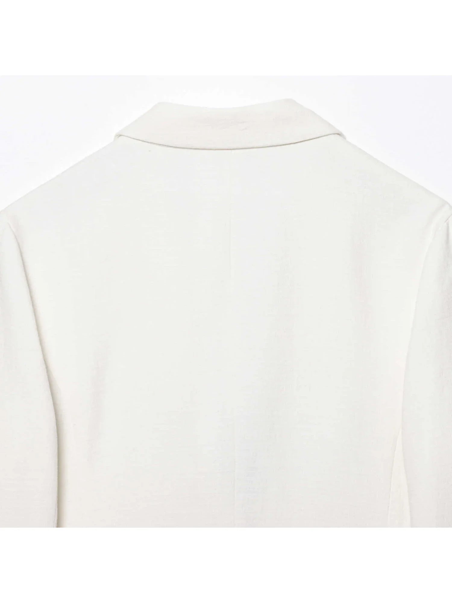 Women's Cropped Blazer Cotton with Bow Detail