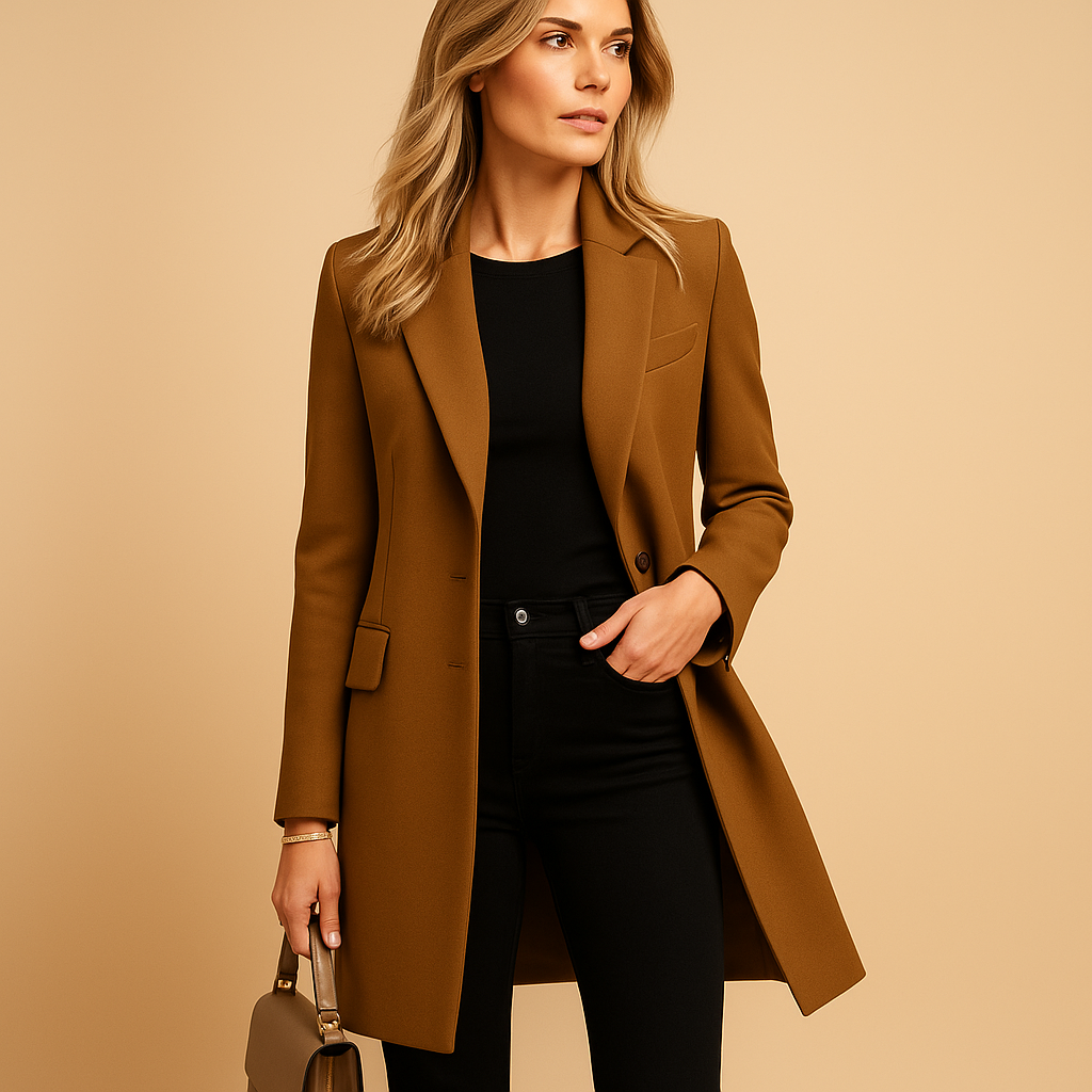 Women's Double-Breasted Trench Coat