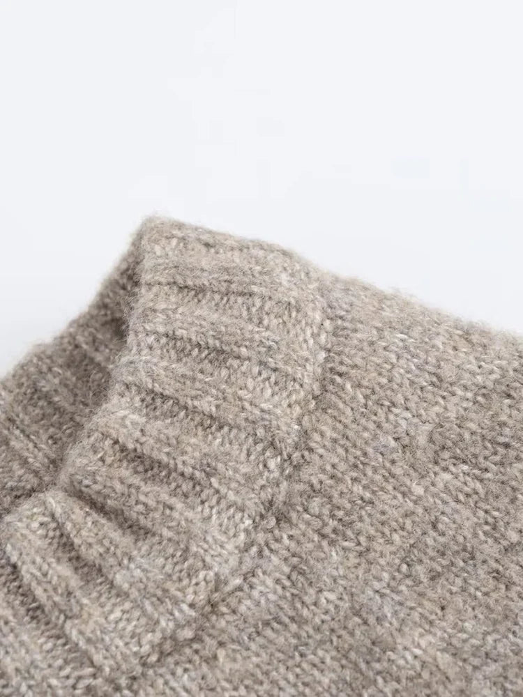 Women's Jacket Knitted Cape Design