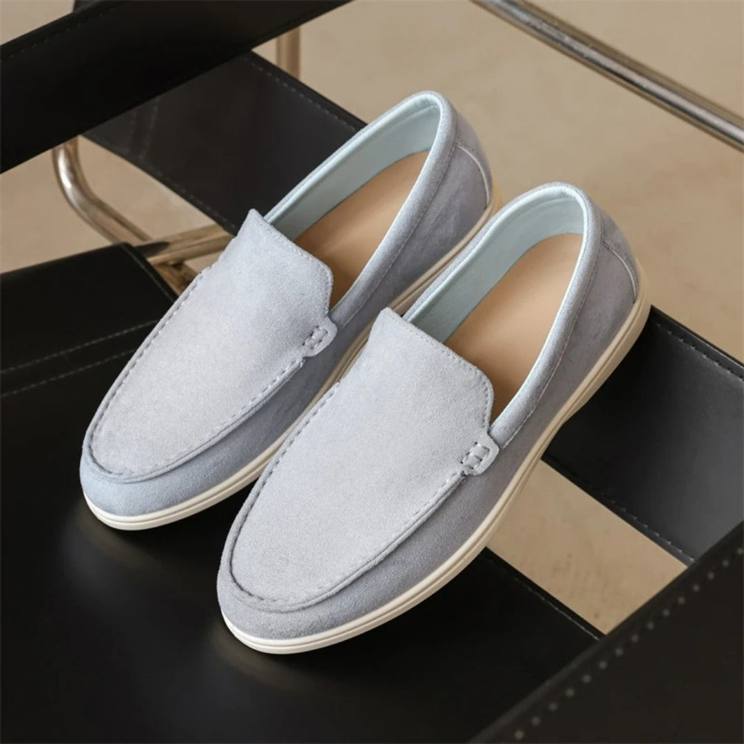 Men’s Loafers – Suede Finish – Casual Slip-On Comfort