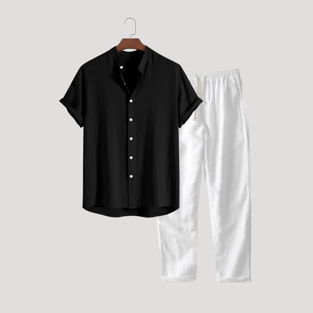 Men’s Linen Set – Relaxed Fit – Casual Summer Outfit