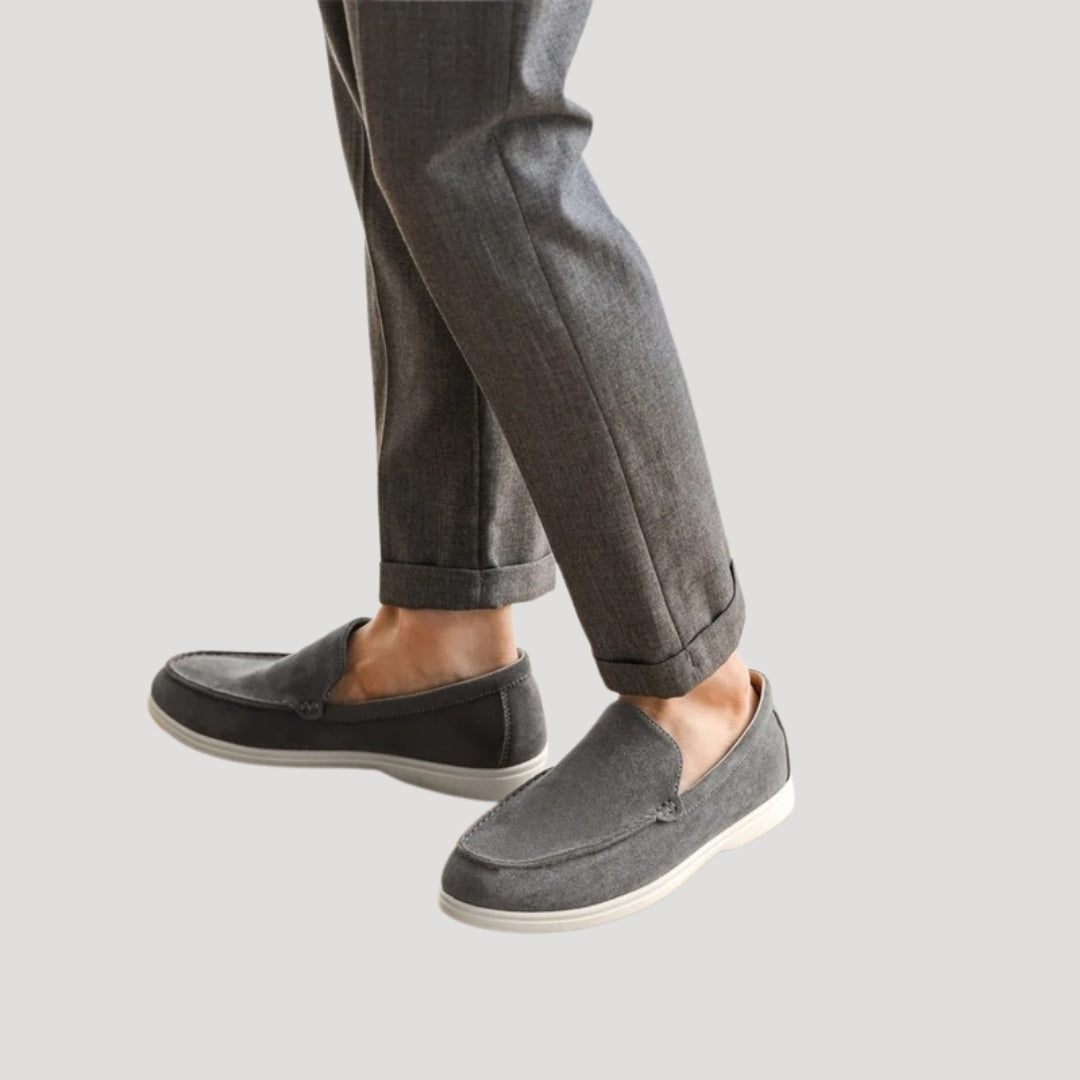 Men’s Loafers – Suede Finish – Casual Slip-On Comfort