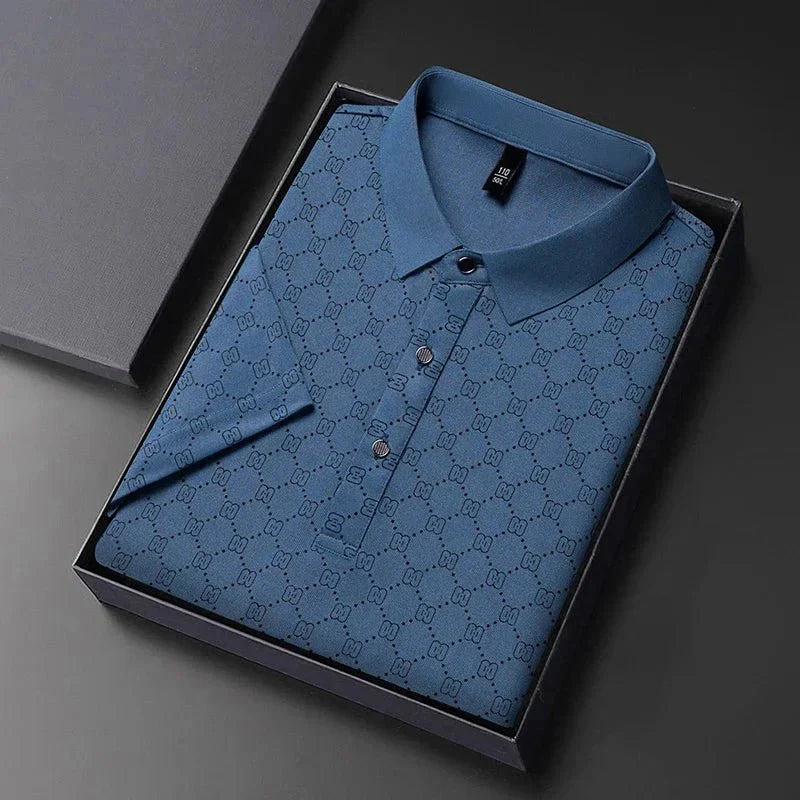 Polo Shirt – Monogram Print – Smart Luxury Look