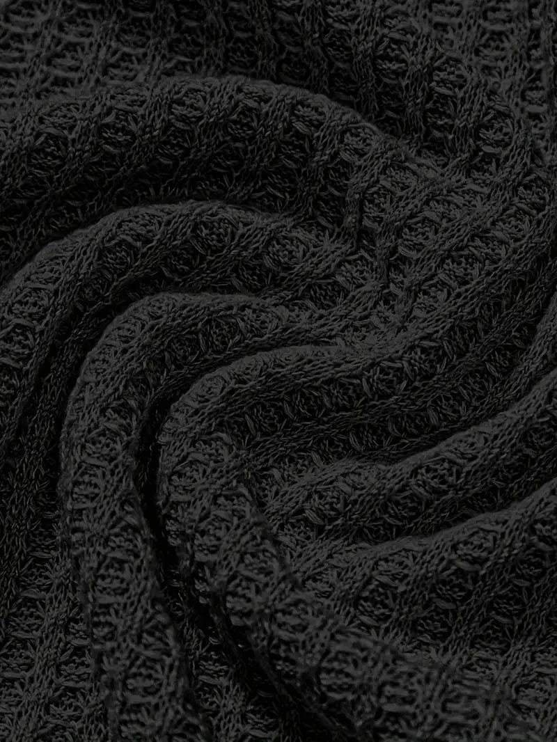 Polo Shirt – Textured Knit – Casual Smart Look