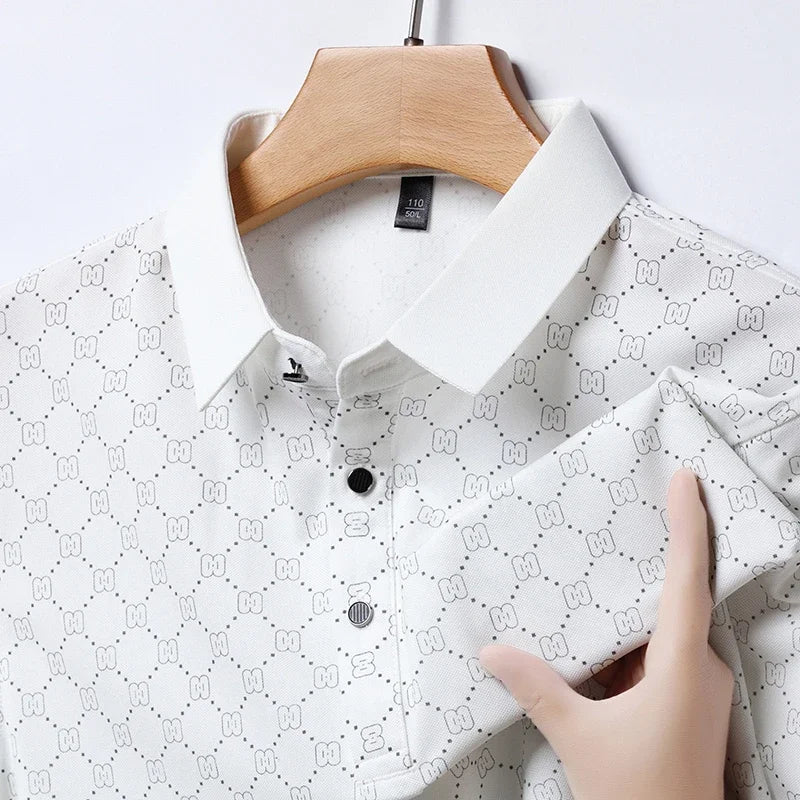 Polo Shirt – Monogram Print – Smart Luxury Look