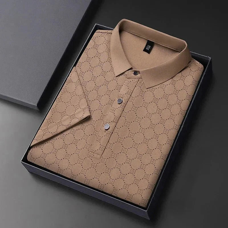 Polo Shirt – Monogram Print – Smart Luxury Look