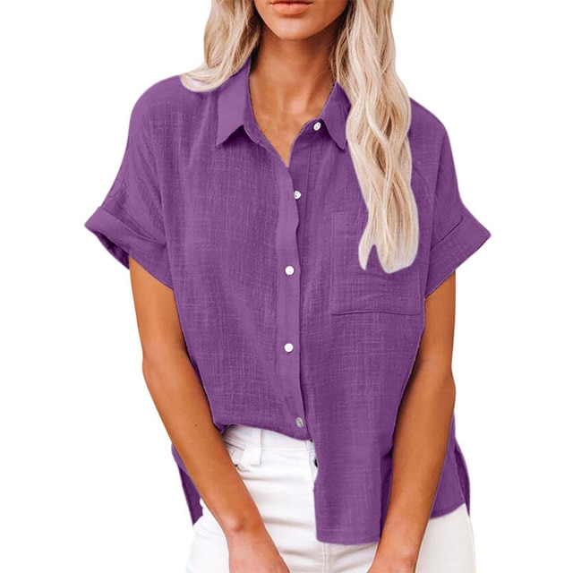 Casual Loose Shirt – Soft Breathable Fabric – Everyday Versatile Style