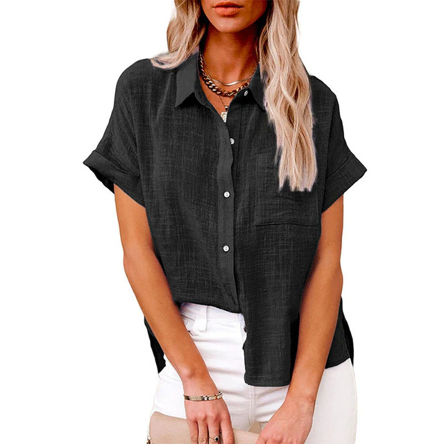 Casual Loose Shirt – Soft Breathable Fabric – Everyday Versatile Style