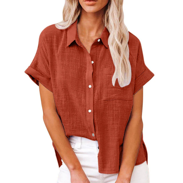 Casual Loose Shirt – Soft Breathable Fabric – Everyday Versatile Style