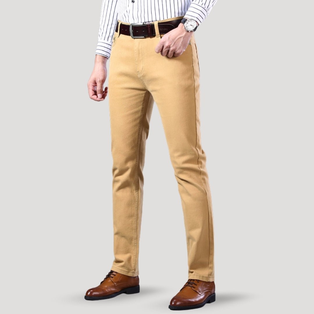 Chino Jeans – Slim Fit – Smart Casual Sand-Tone