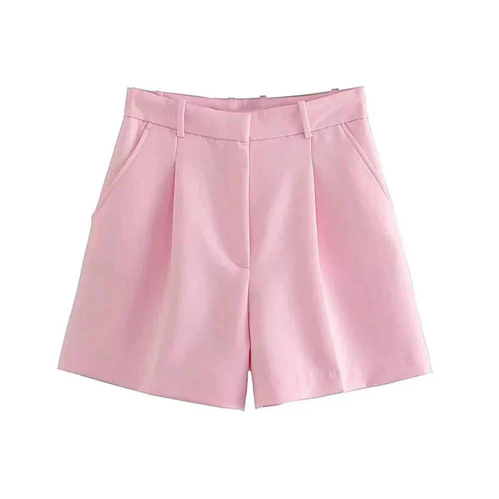 Tailored Shorts – Soft Fabric – Chic Everyday Style