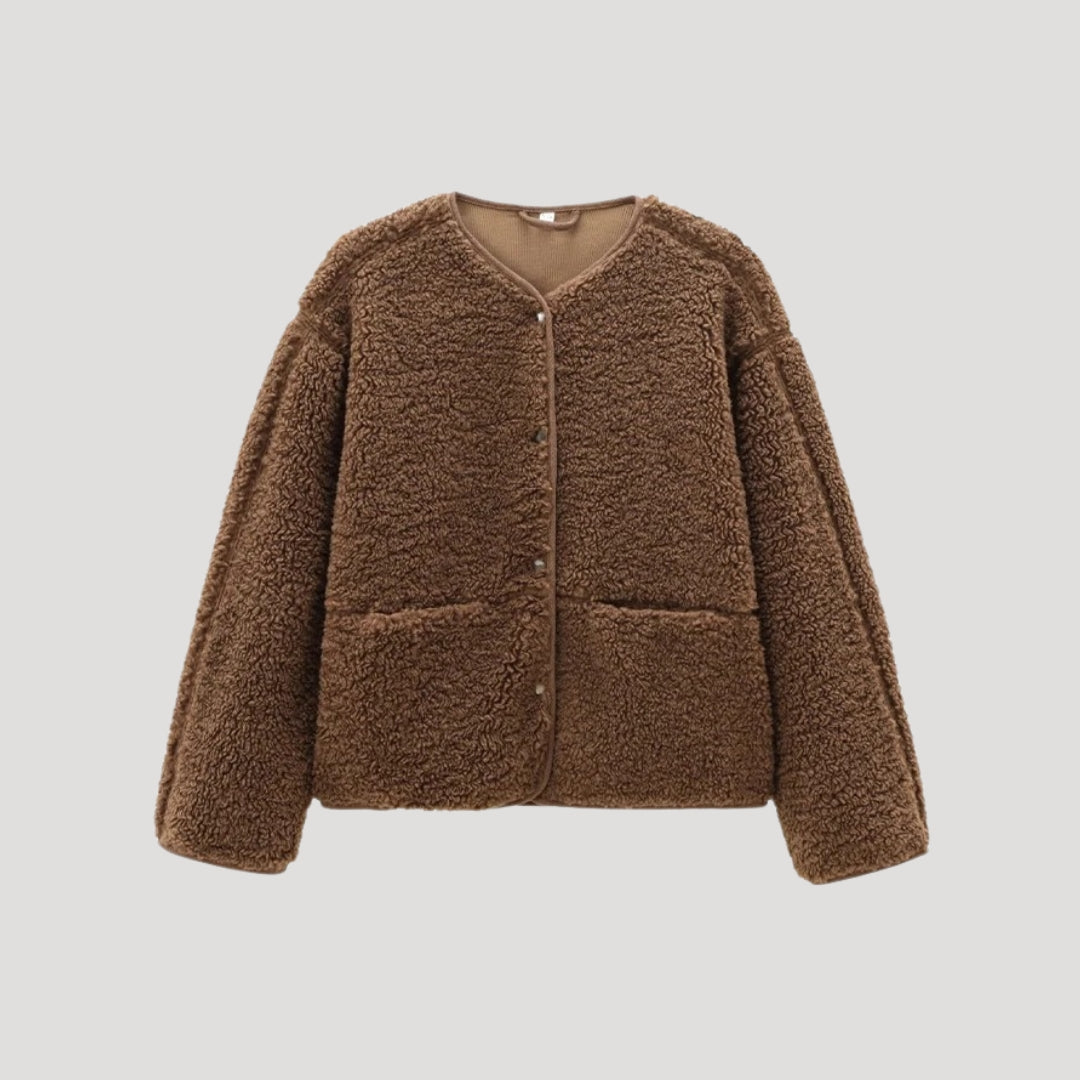 Fleece Jacket – Button Front – Cosy Winter Essential