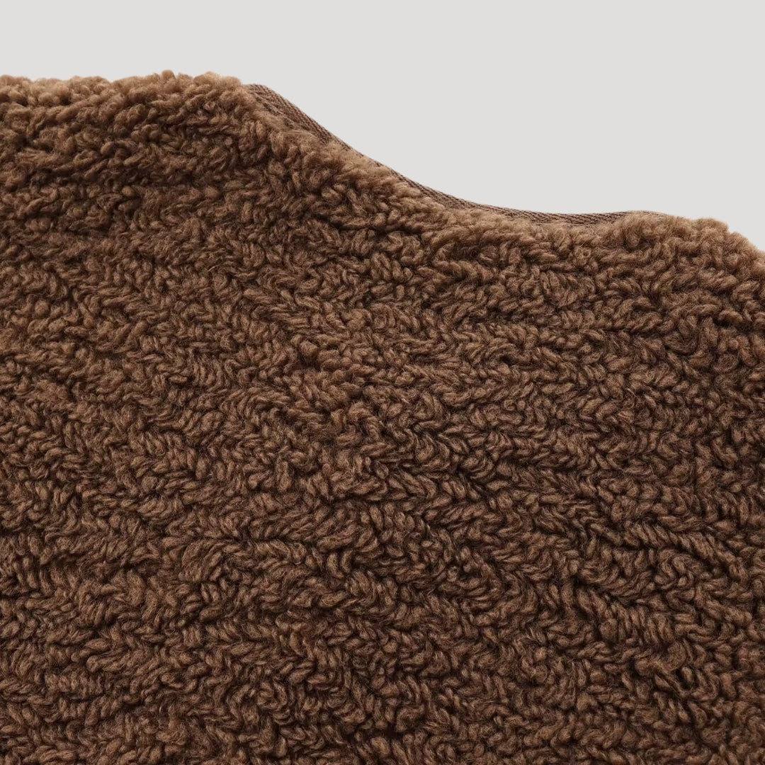 Fleece Jacket – Button Front – Cosy Winter Essential