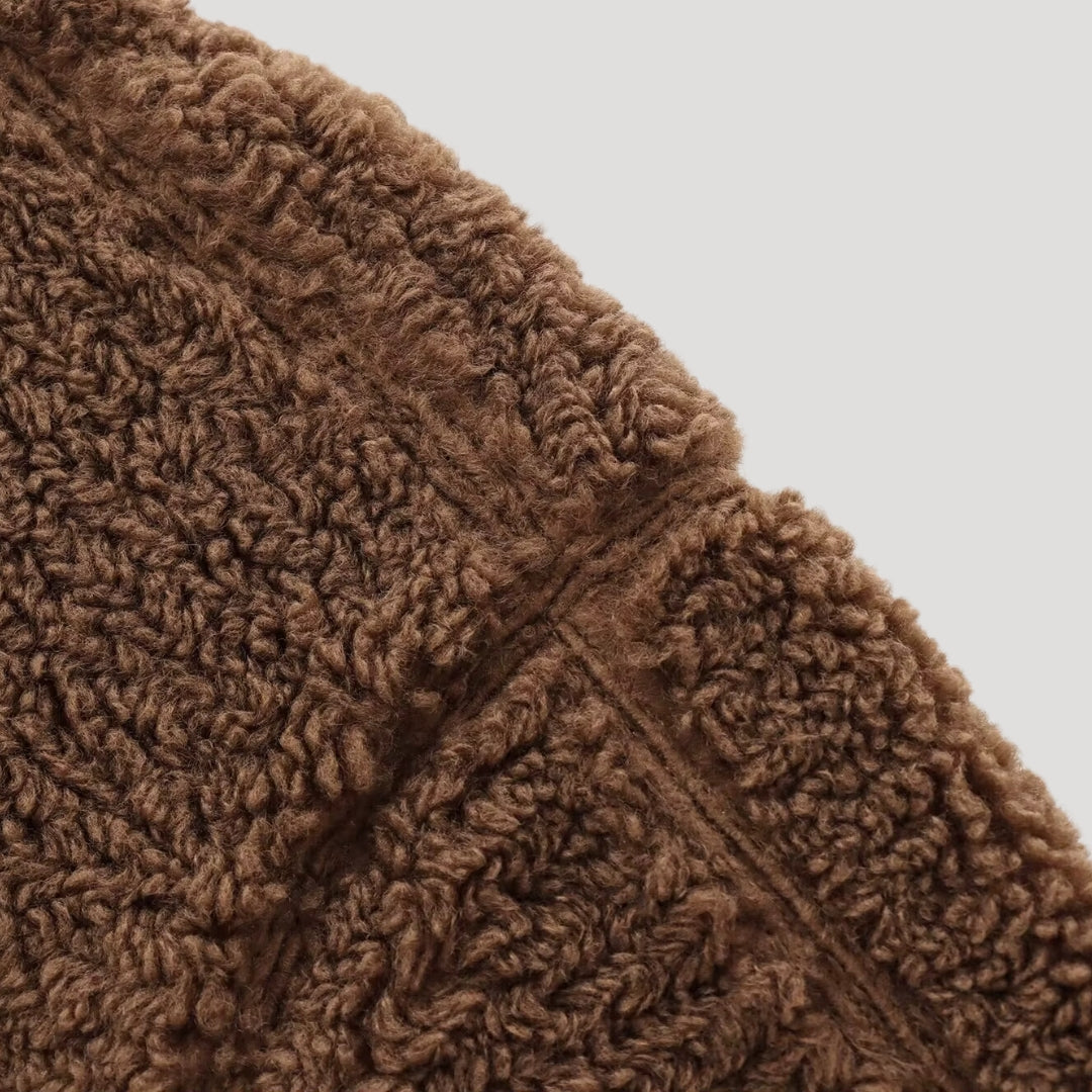 Fleece Jacket – Button Front – Cosy Winter Essential